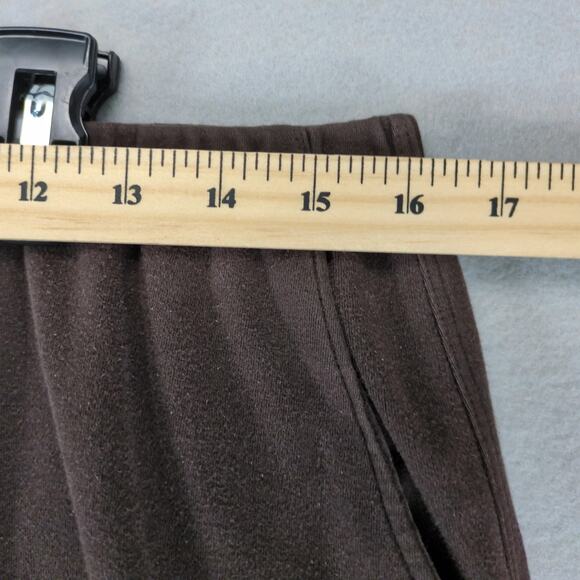 Lands End Brown Cotton Pull-On Pants Women's Plus Sz 1X Basic Minimalist Casual - Picture 4 of 10